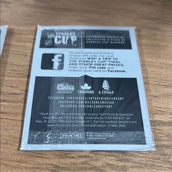 Brand New in Sealed Package - 2011/2012 Panini Molson Canadian Stanley Cup Cards - Picture 5 of 10